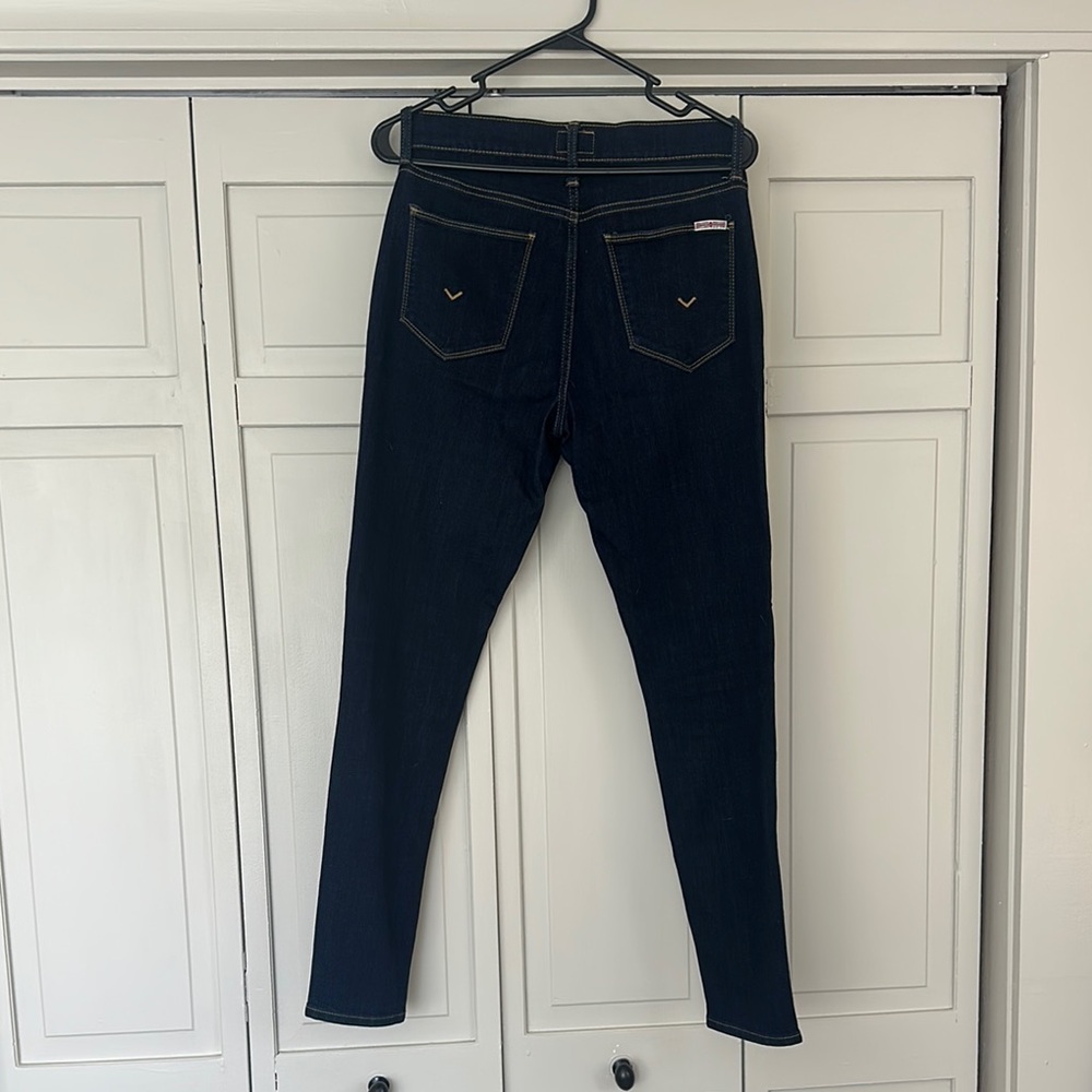 Hudson Dark Blue Denim Jeans - Picture 2 of 5